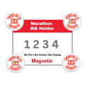 Magnetic Bib Holder | Strong Neodymium Magnets | Designed for Intense Runs | (New Launch)