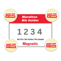 Magnetic Bib Holder | Strong Neodymium Magnets | Designed for Intense Runs | (New Launch)