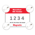 Magnetic Bib Holder | Strong Neodymium Magnets | Designed for Intense Runs | (New Launch)
