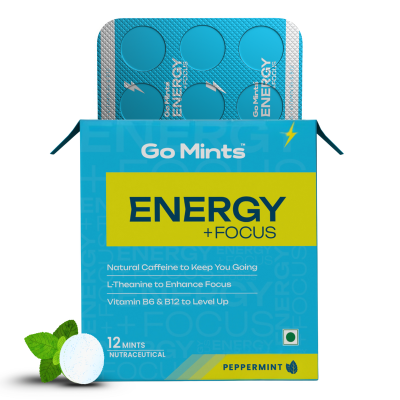 Energy & Focus Mints by Go Mints (12 Mints)